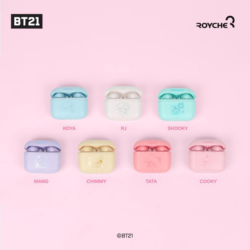 BTS BT21 JELLY CANDY WIRELESS EARPHONE