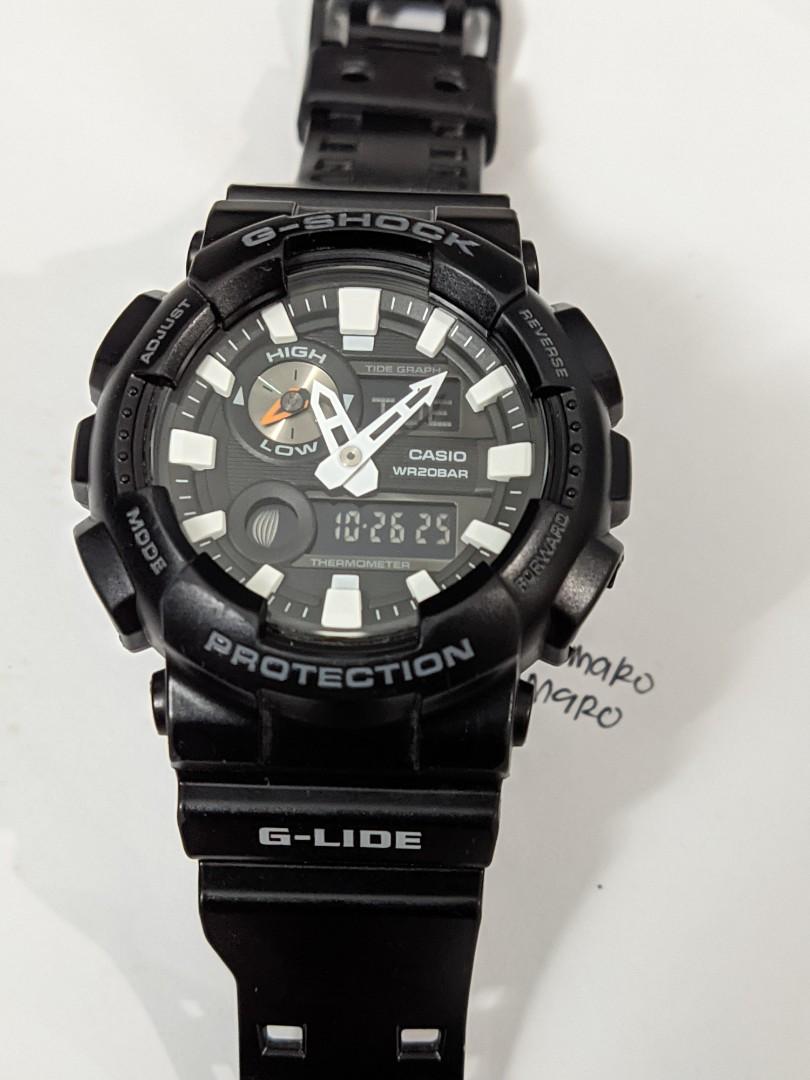 Casio G-Shock GAX-100B Thermo/ Tide graph, Men's Fashion, Watches ...