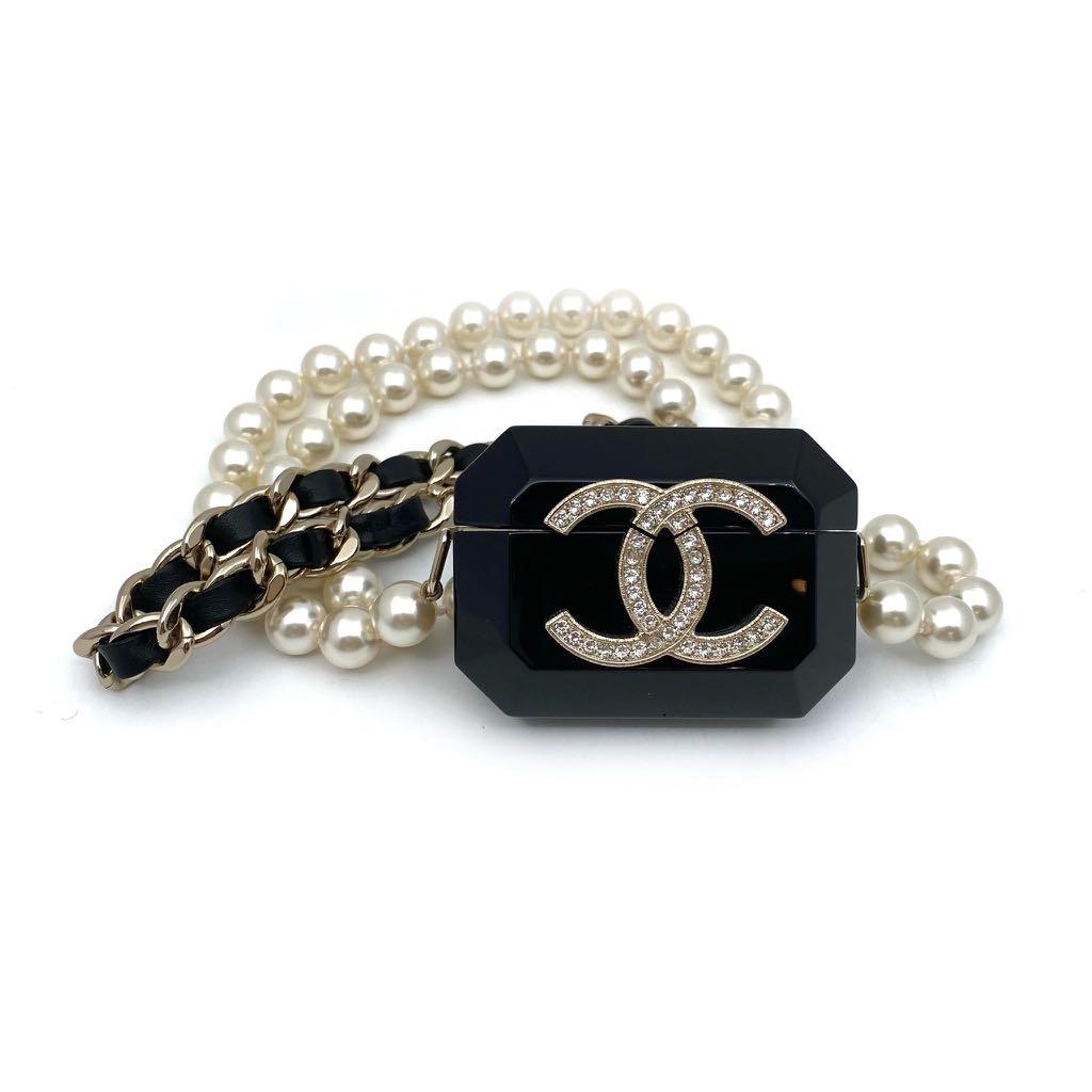Chanel Airpods Case Necklace Womens Fashion Bags  Wallets Purses   Pouches on Carousell