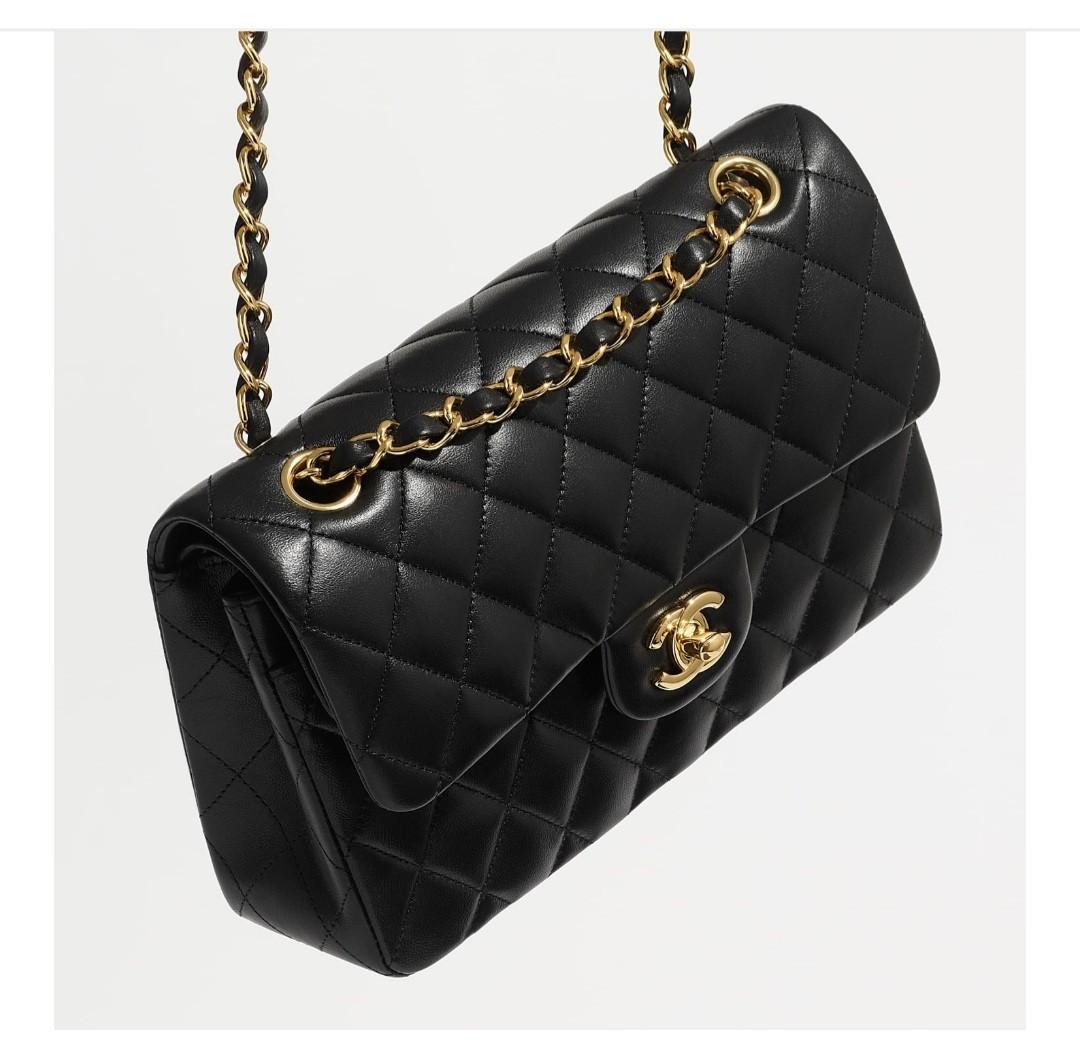 Chanel Classic Flap 23cm CF23, 名牌, 手袋及銀包- Carousell