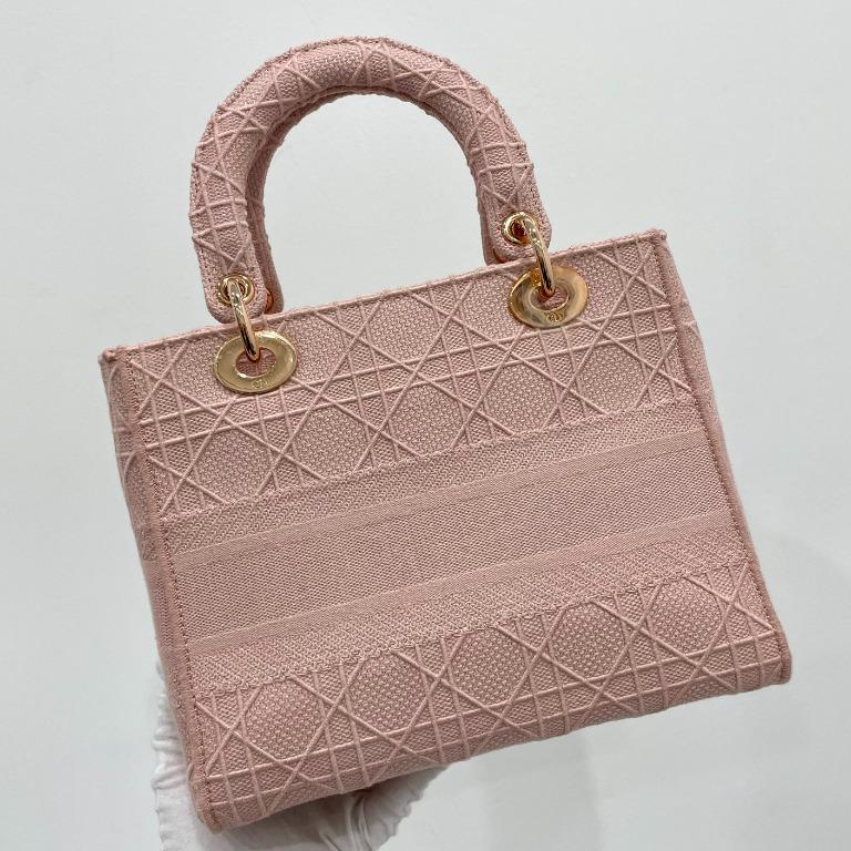 Linen travel bag Dior Pink in Linen - 34291505