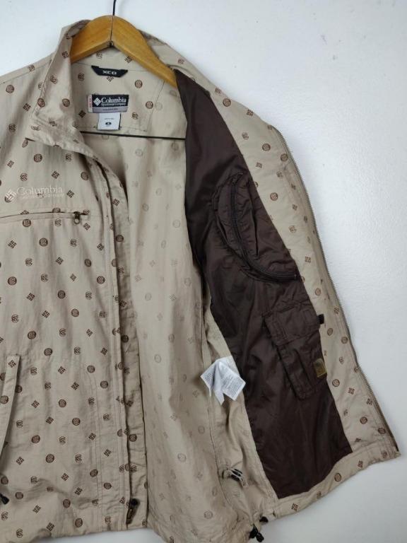 Columbia Sportswear Monogram Jacket Windbreaker 22.5x27