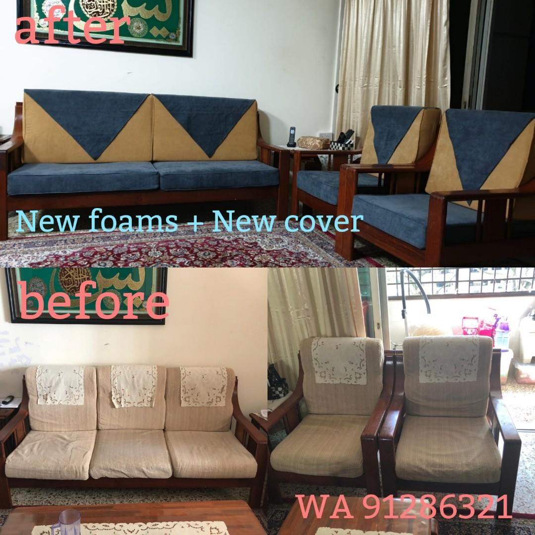 Custom made sofa cushion / sofa foam / sofa cover / outdoor cushion