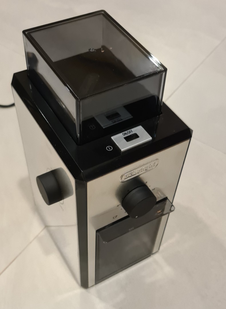 De'Longhi Burr Coffee Grinder (Black) KG89, TV & Home Appliances