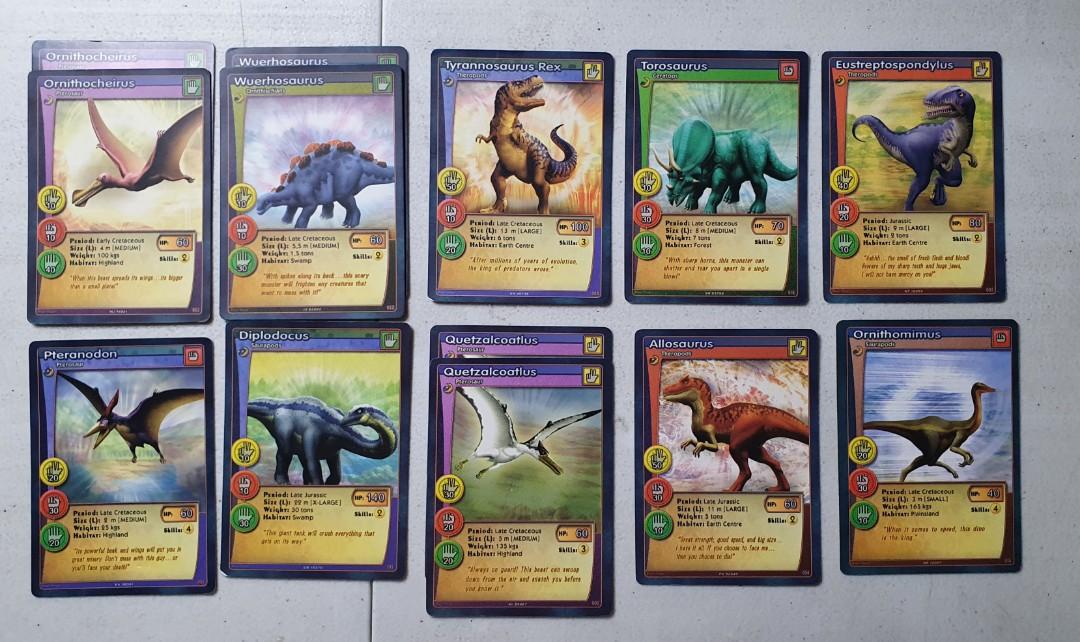 Dino Duel Playing Card Game Arcade Timezone, Hobbies & Toys, Toys