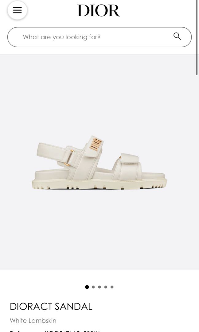 dior dioract sandals
