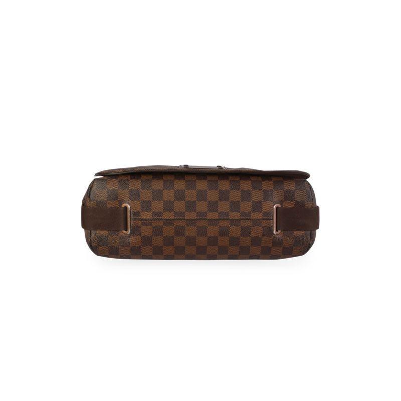 🔥 100% Authentic Louis Vuitton Damier Ebene Brooklyn Messenger Bag  (Discontinued Design)