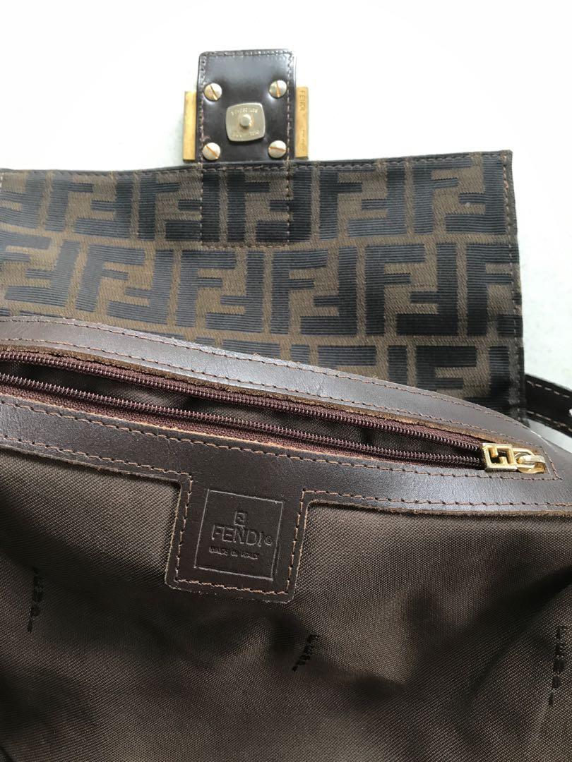 How To Spot Real Vs Fake Fendi Zucca Baguette Bag – LegitGrails