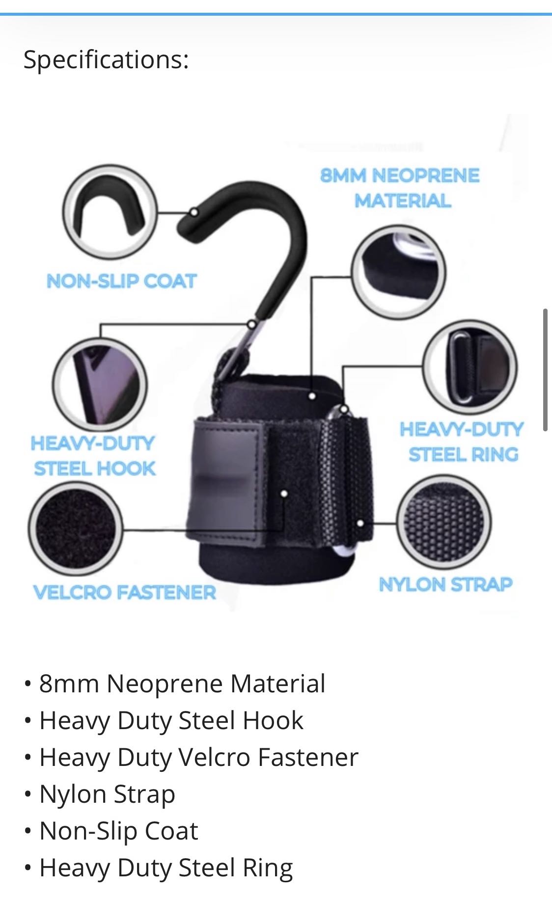 Fit Tech Power hooks, Men's Fashion, Activewear on Carousell