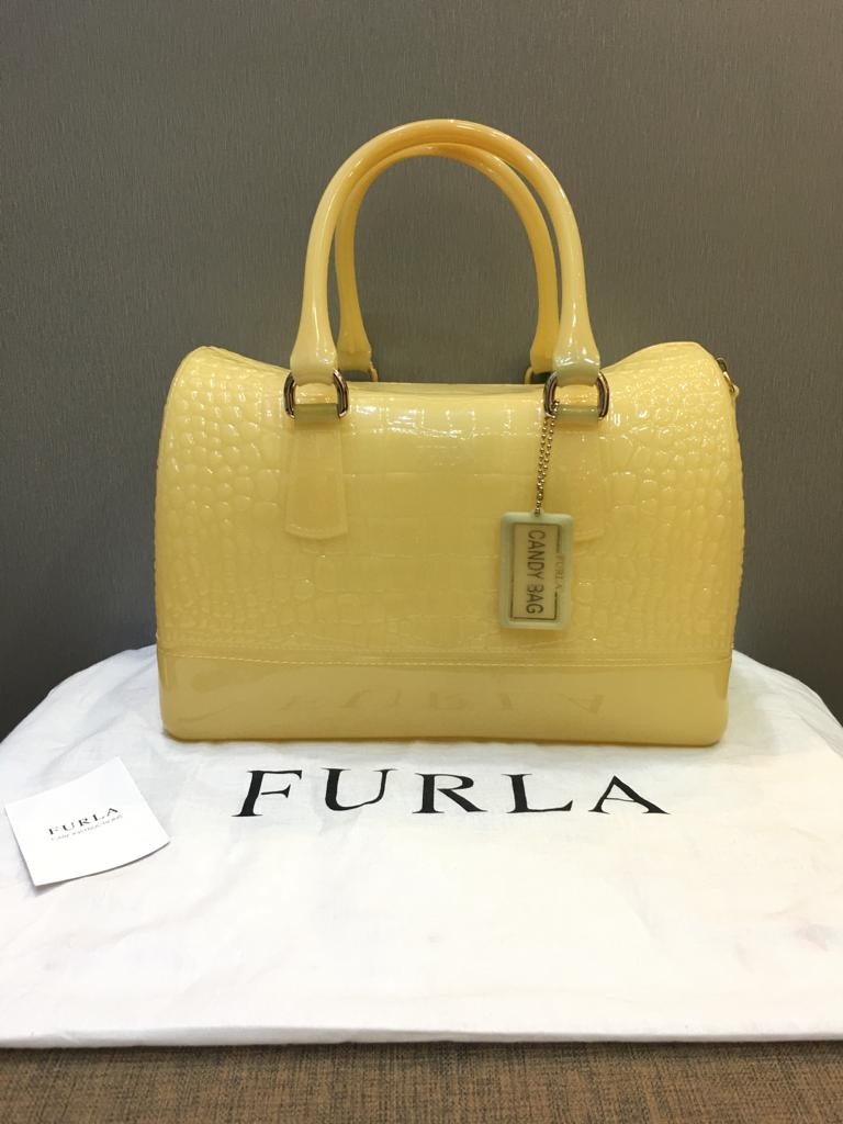 Furla candy sales bag yellow