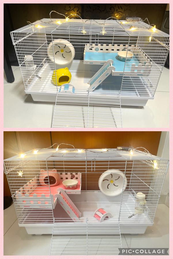 Brand new Hamster cage with LED lights, Pet Supplies, Homes & Other Pet