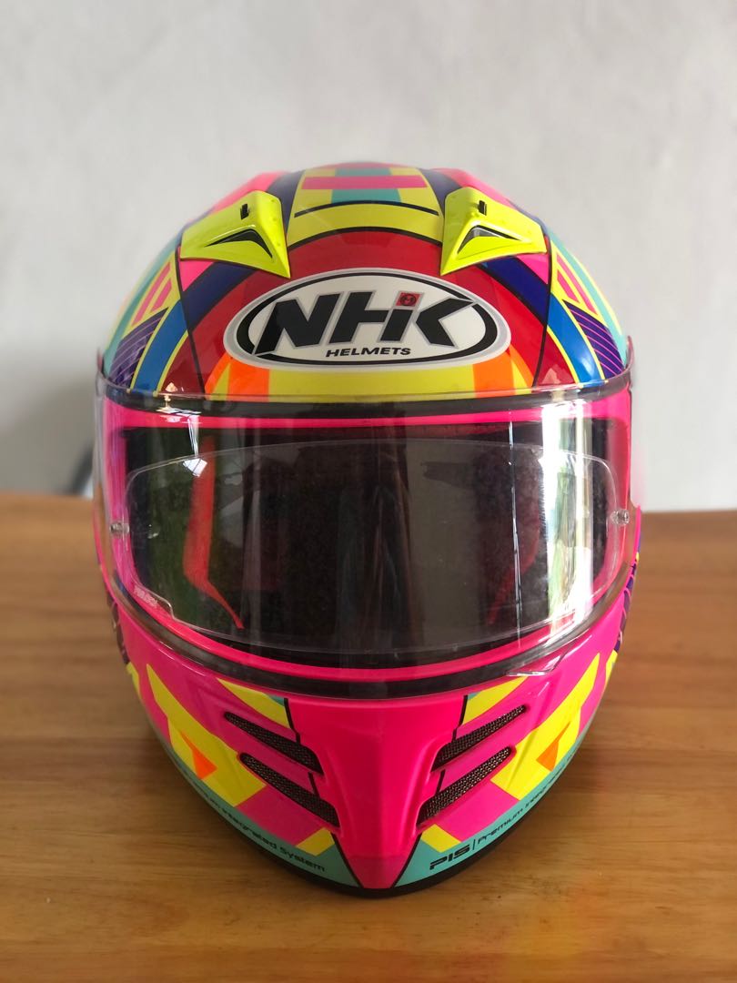 Helm nhk full face pink sales