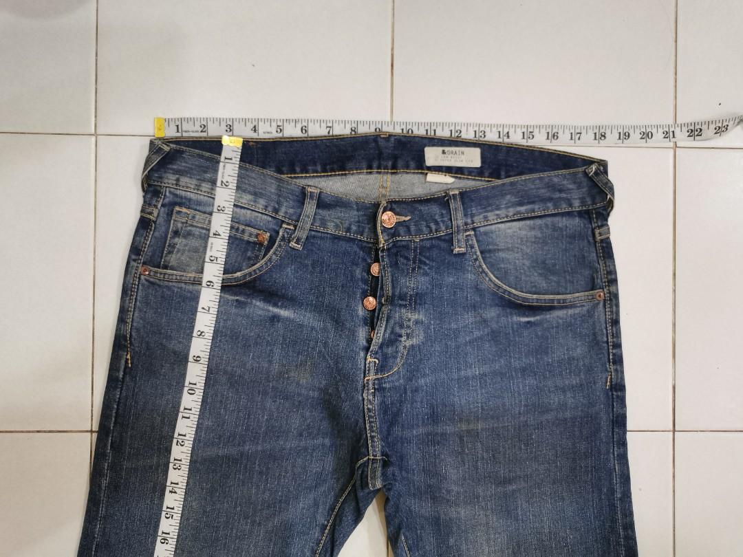 H M DRAIN LOW WAIST SUPER SLIM LEG size36 MK04 047 Men s