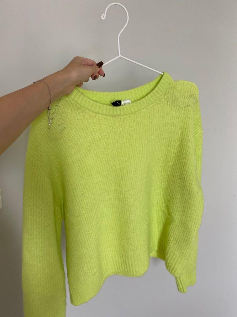 Neon color sweater on sale