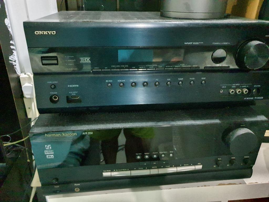 KENWOOD SPEAKERS AND BLACK KENWOOD CENTER SPEAKER, Audio, Soundbars