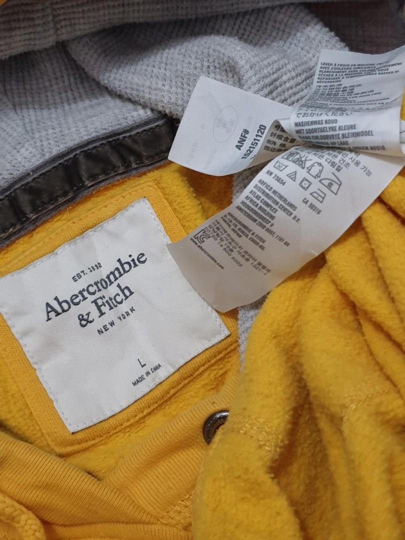 Abercrombie yellow hoodie store