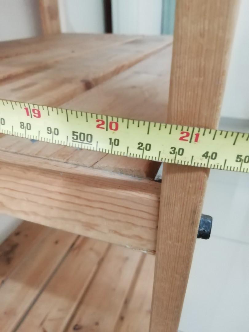 IKEA Solid Wood Storage rack (Old wood solid than selling at IKEA store