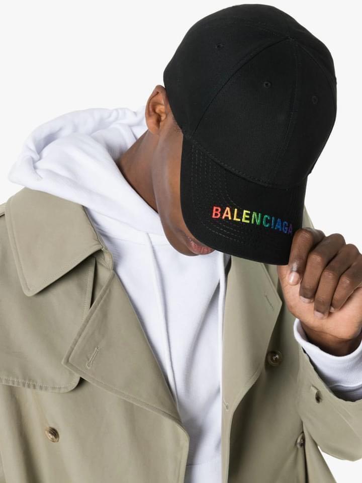 INSTOCK!] Balenciaga Rainbow & Navy Cap, Men's Fashion, Watches 