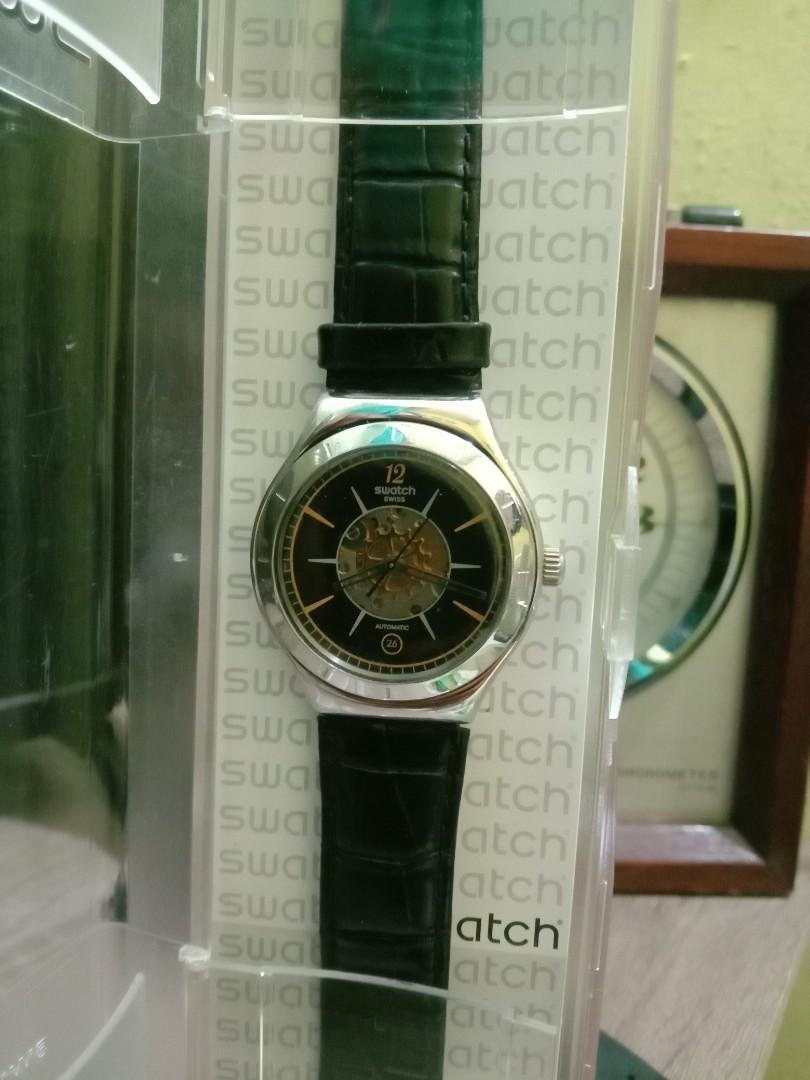 Jam Swatch Automatic Date 2842 V8 21 Jewels Fesyen Pria Jam Tangan