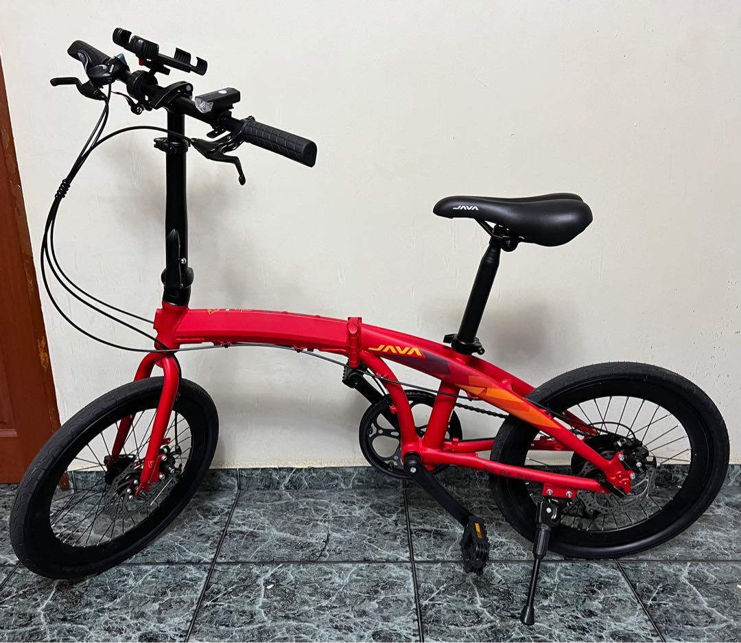 Java Zelo V2 20 Inch Foldable Bicycle, Sports Equipment, Bicycles ...