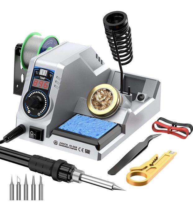 JIAHCN Soldering Station Soldering Iron Kit Stations Solder Station
