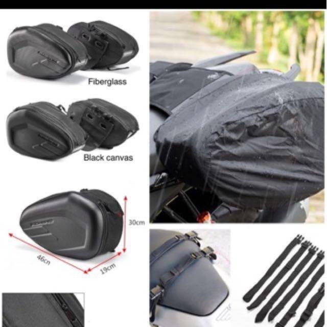 Komine saddle sales bag installation