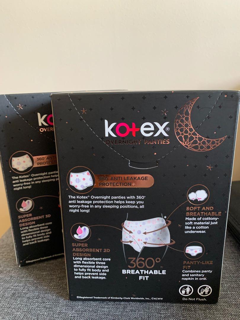 Kotex overnight panties, Babies & Kids, Maternity Care on Carousell