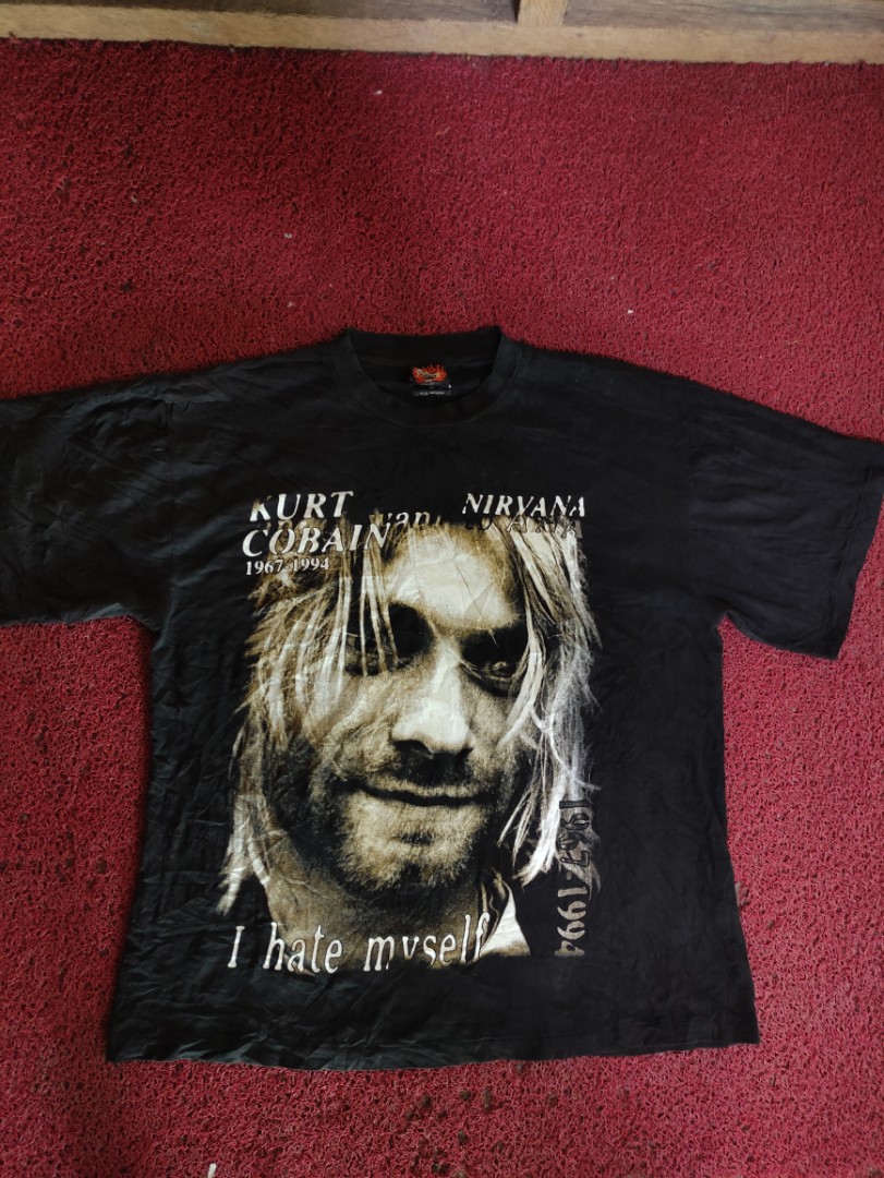 KURT COBAIN, Men's Fashion, Tops & Sets, Tshirts & Polo Shirts on Carousell