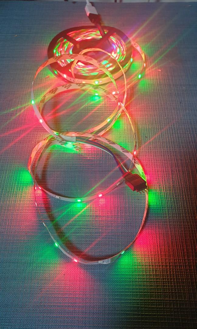 LED STRIP LIGHT COMPLETE SET 14, Furniture & Home Living, Lighting & Fans, Lighting on Carousell