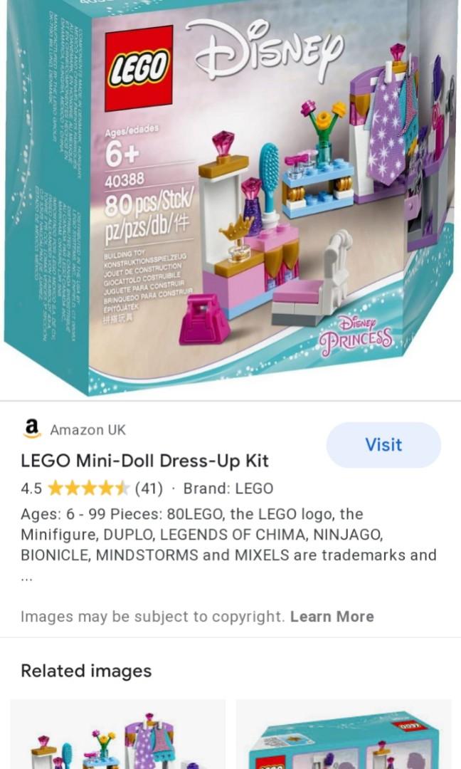 Lego mini doll dress up kit discount