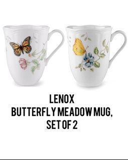 Lenox Butterfly Meadow Mug, Set of 2