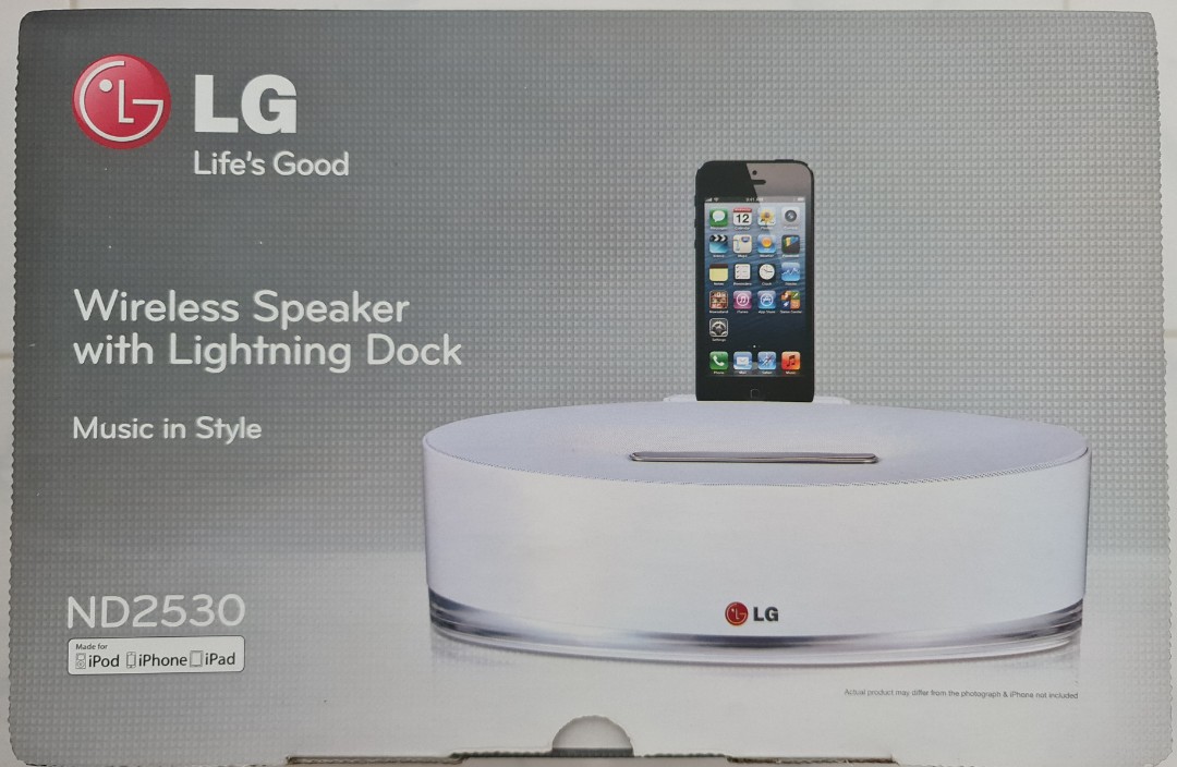 LG Wireless Speaker with Lightning Dock ND2530