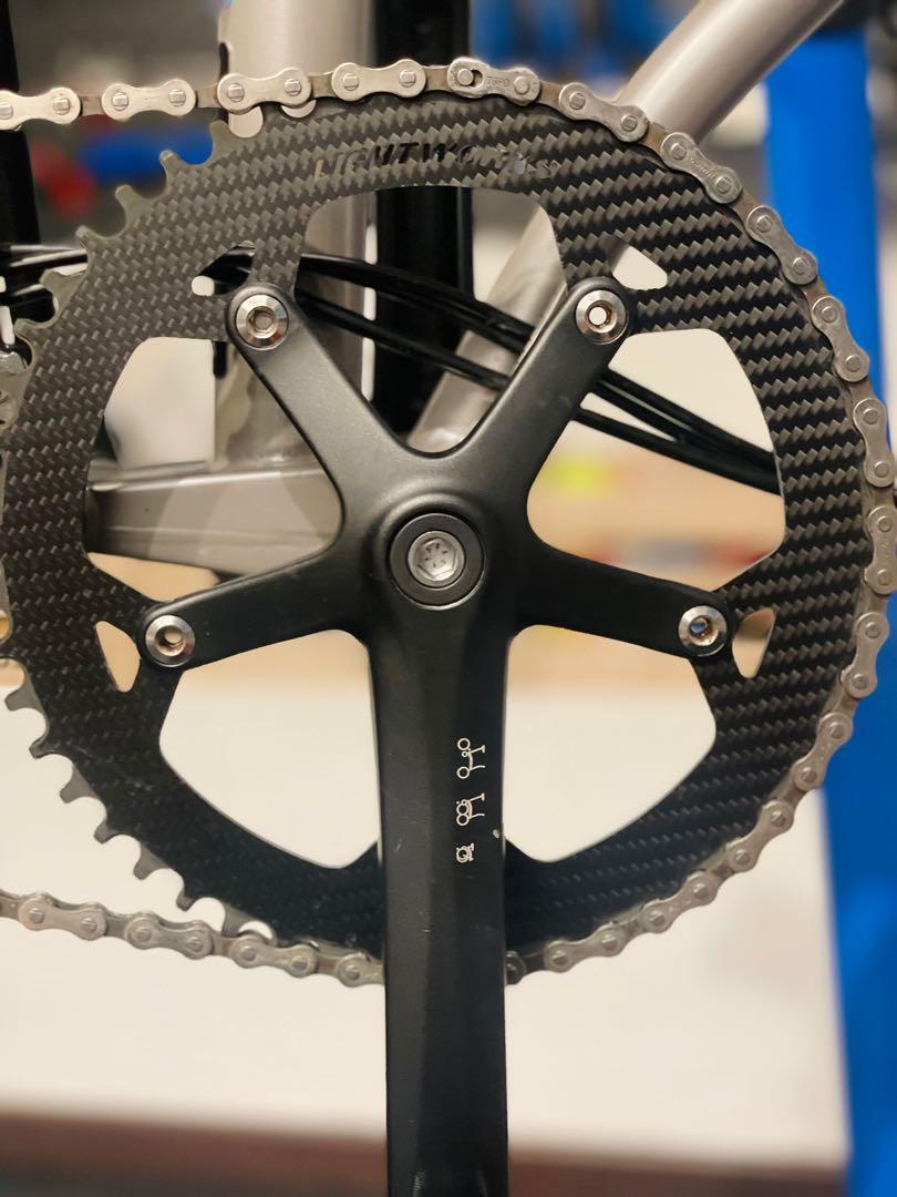 Lightworks Carbon Chainring for Brompton, Sports Equipment