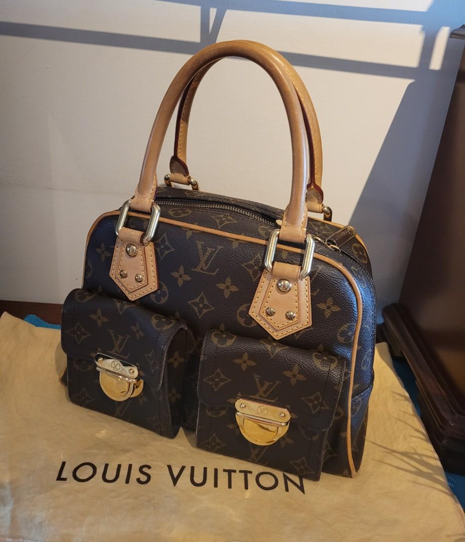 LOUIS VUITTON M40026 MONOGRAM MANHATTAN PM HANDBAG 217020996, Luxury, Bags  & Wallets on Carousell