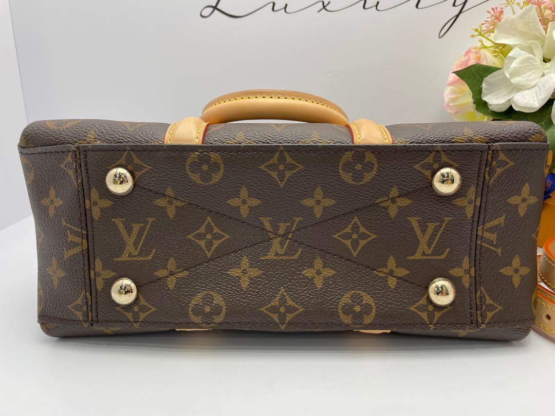 Louis Vuitton Soufflot BB Monogram Canvas/ Natural Leather, Luxury, Bags &  Wallets on Carousell