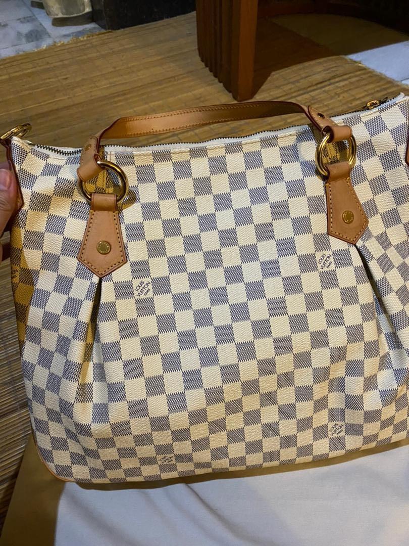 LOUIS VUITTON Damier Azur Evora MM 98261