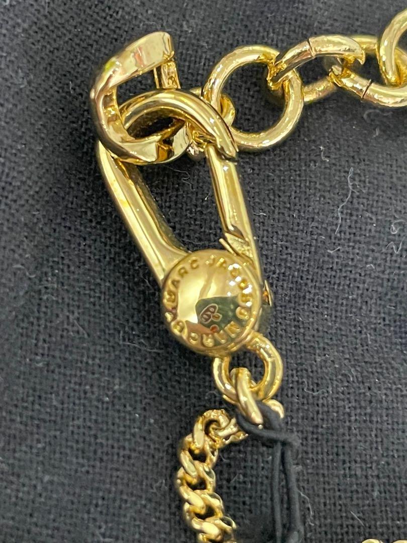 BNWT Marc Jacobs necklace silver chainlink gold necklace