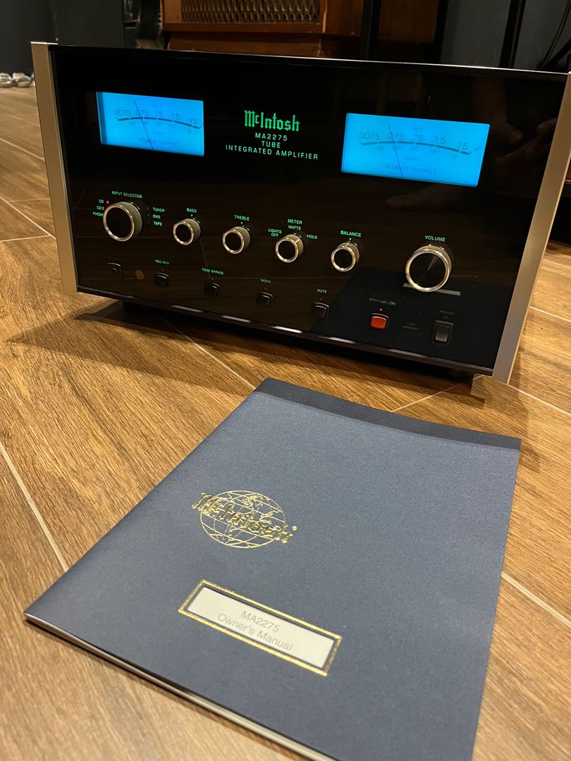 Mcintosh MA2275 Tube Integrated Amplifier, 音響器材, 其他音響配件及設備 Carousell