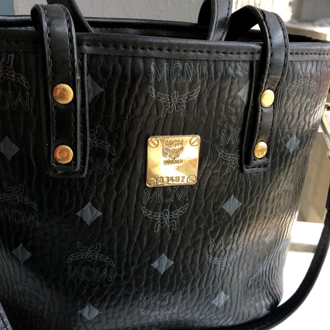 mcm mini sling bag