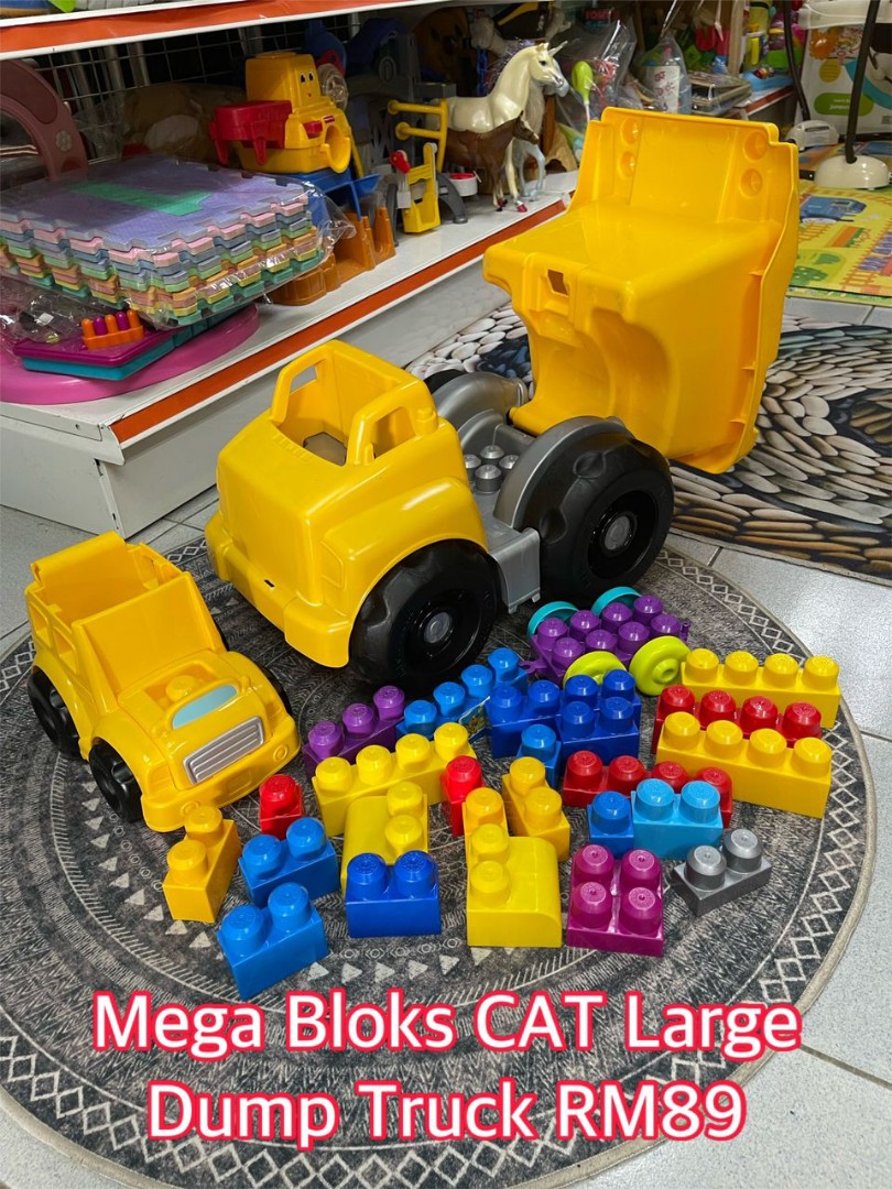 Mega bloks cat dump truck discount