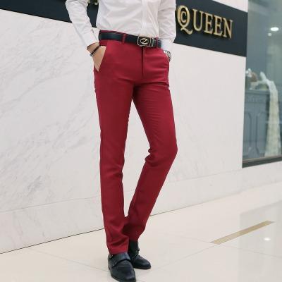 Men Formal Office Working Long Pants Wine Red Size 3XL /XXXL, Men's Fashion,  Bottoms, Trousers on Carousell