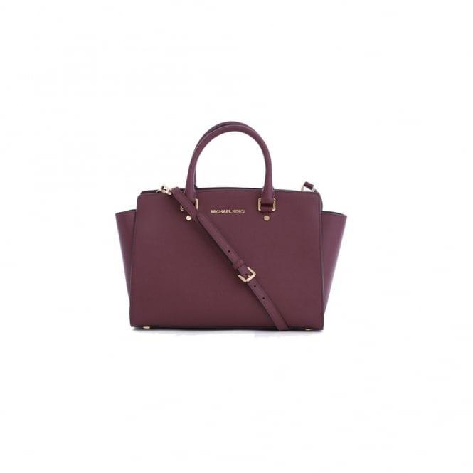  Hope Large Saffiano Leather Satchel : Clothing, Shoes