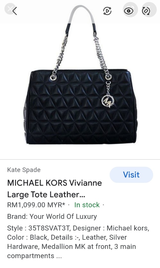 michael kors vivianne large tote