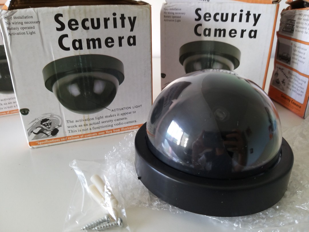 Mock Dome Security Camera, Furniture & Home Living, Security & Locks