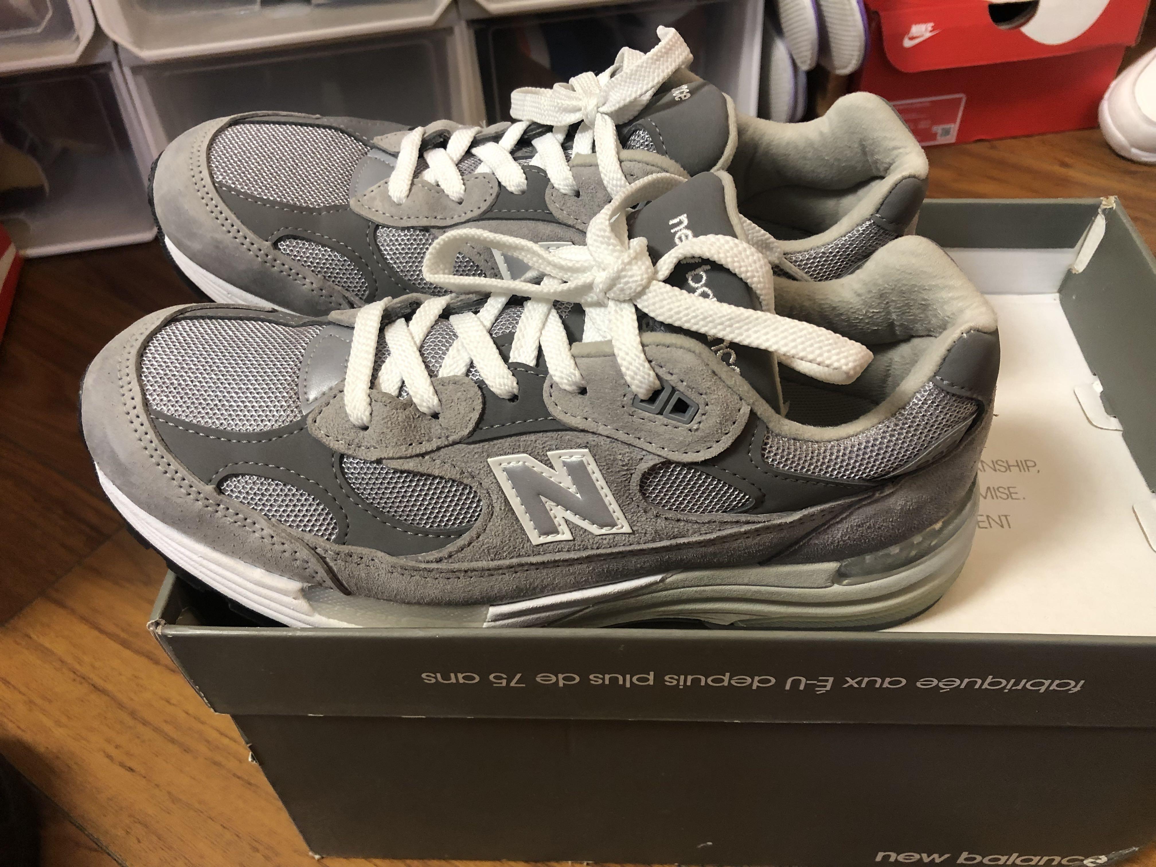 New Balance M992GR Grey, 男裝, 鞋, 波鞋- Carousell