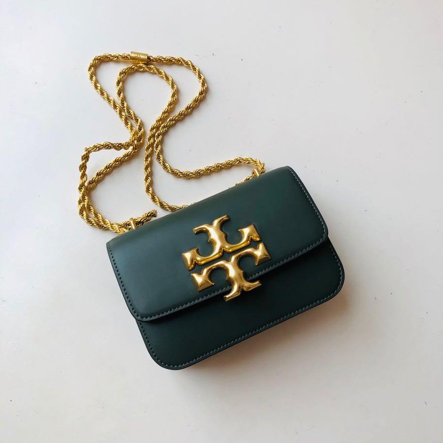 Green tory burch outlet bag