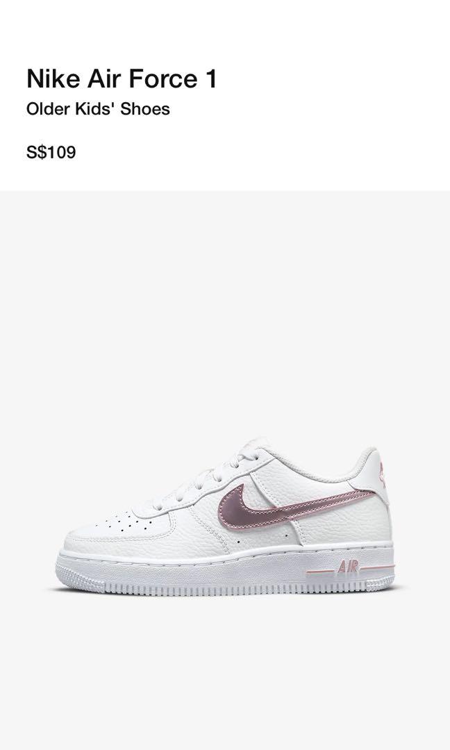 Nike Air Force 1 white/pink glaze, Women's Fashion, Footwear, Sneakers on  Carousell