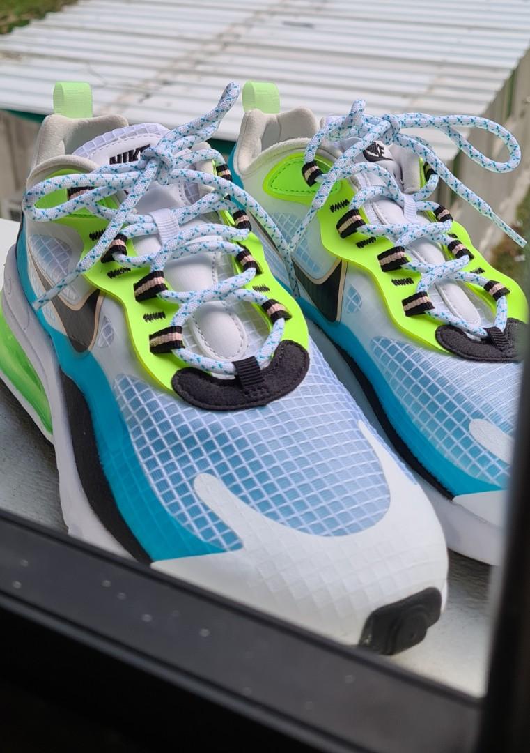 Nike Air Max 270 React Oracle Aqua Ghost Green