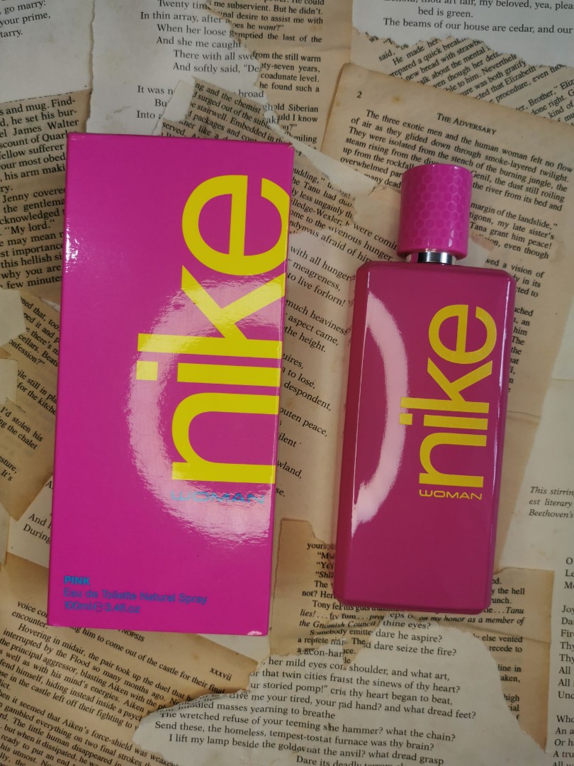 Nike Woman Pink EDT 100mL, Beauty & Personal Care, Fragrance