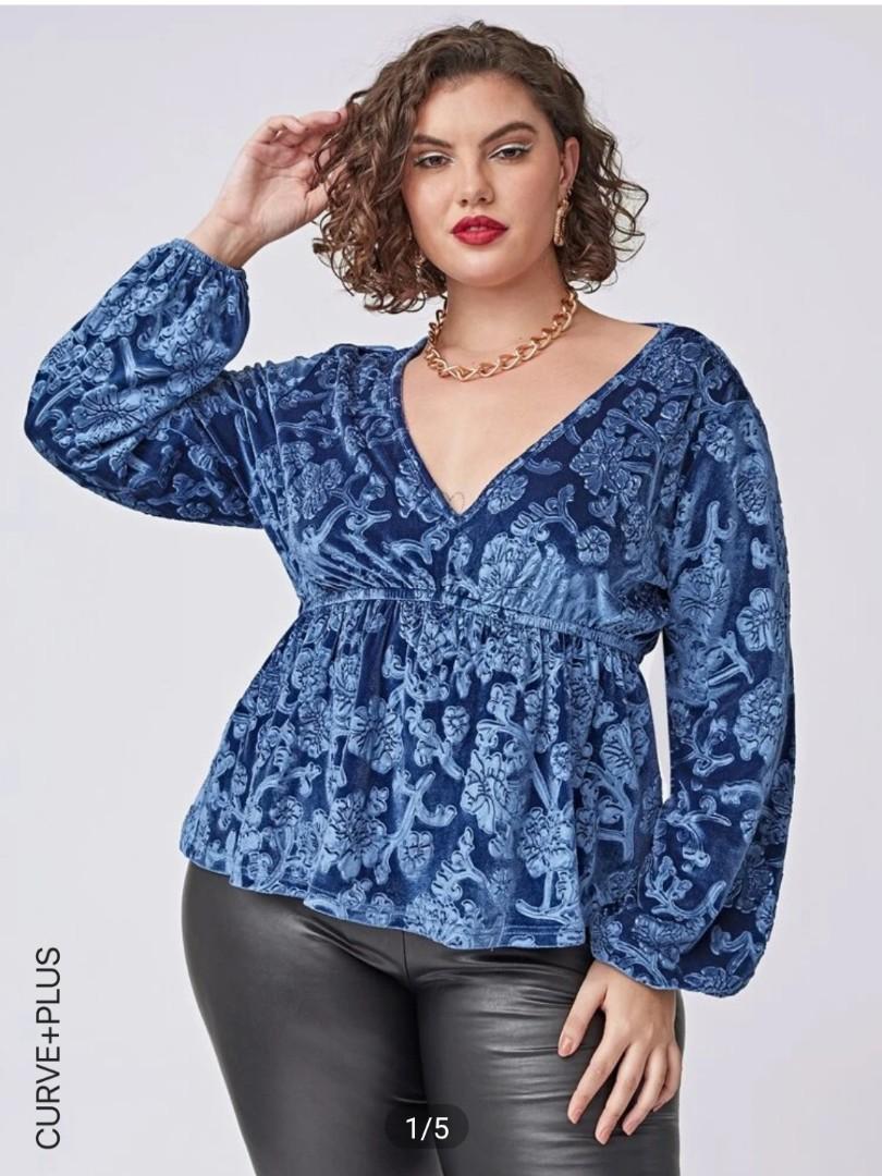 plus size velvet